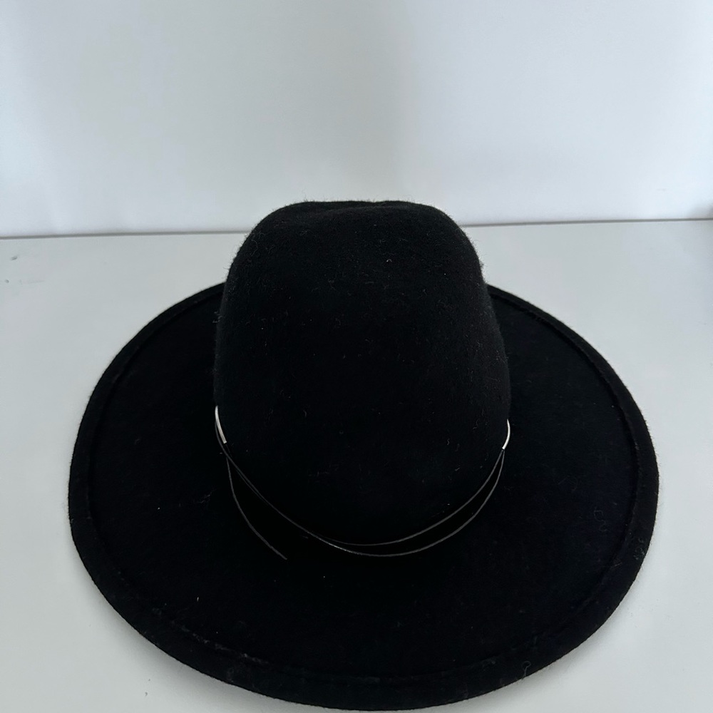 Hatattack Black Wool Fedora Hat - image 1